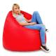 Rosso Pouf Sacco Gigante XXL Moderno