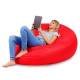 Rosso Pouf Sacco Gigante XXL Moderno