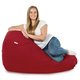 Rosso Pouf Sacco Morbido XXL Moderno