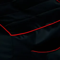Pouf gaming resistente in nero, per una seduta confortevole
