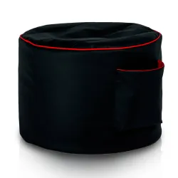 Pouf Rotondo Cilindro Gaming nero - Ecopelle
