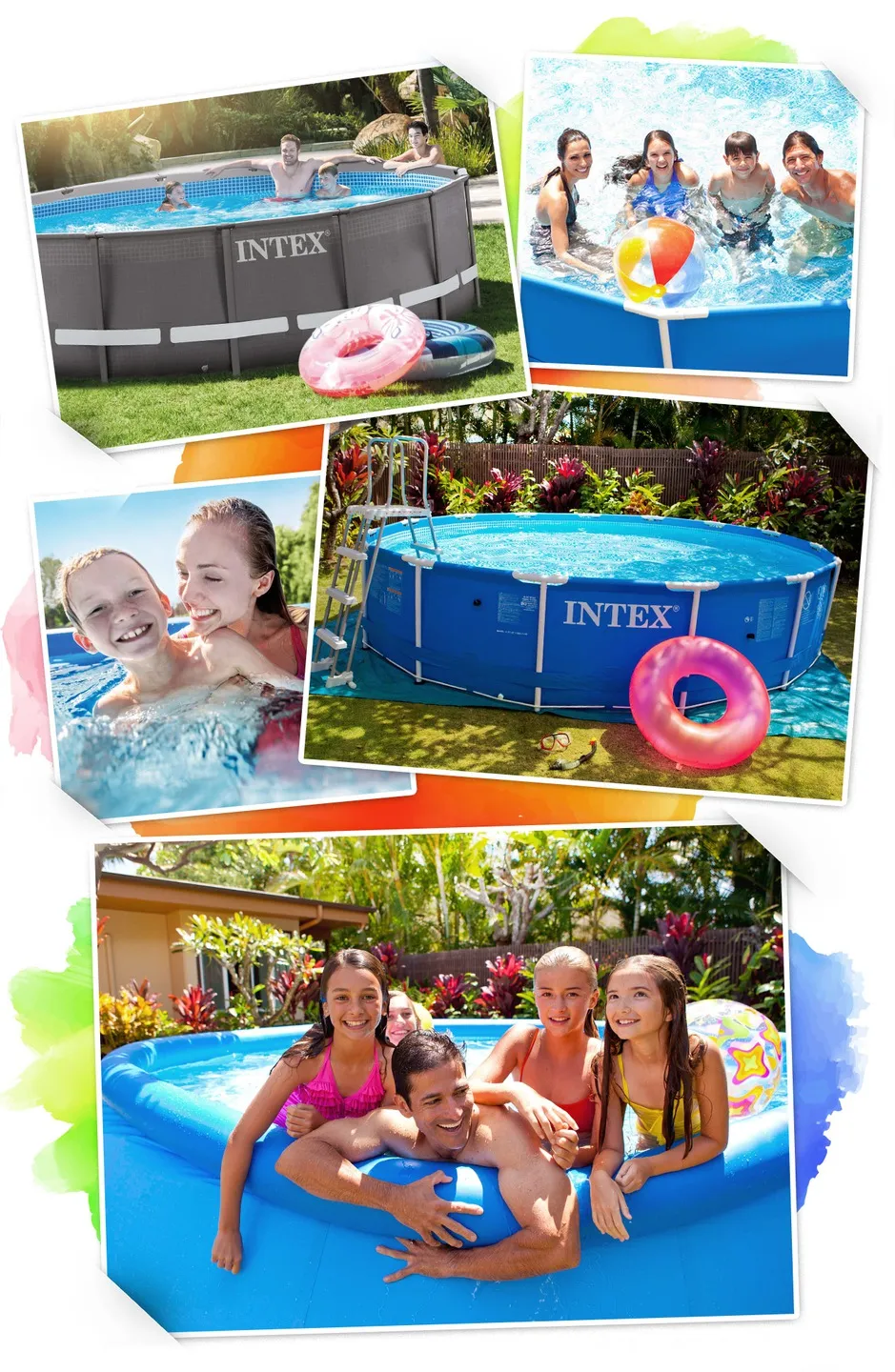 Piscina da giardino con struttura 549 x 274 x 132 cm 11in1 INTEX 26356 - 11