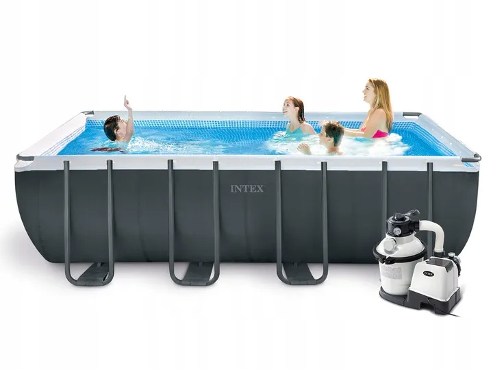 Piscina da giardino con struttura 549 x 274 x 132 cm 11in1 INTEX 26356 - 9