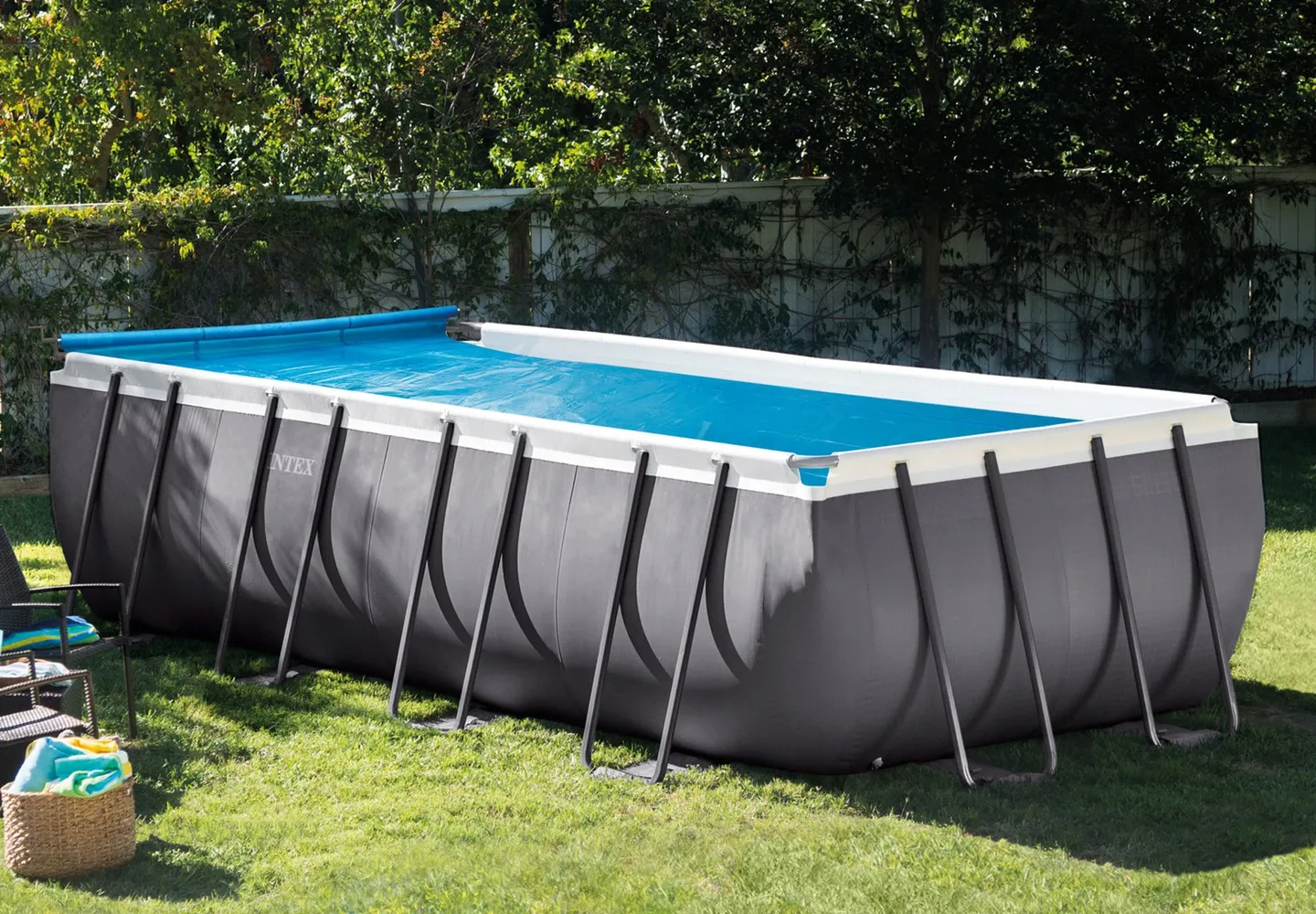 Avvolgitore per pellicola solare per piscine telaio 274 - 488 cm INTEX 28051 - 4