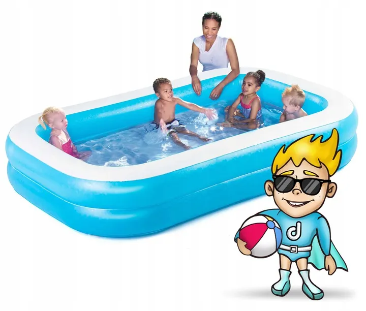 Piscina gonfiabile familiare 262 x 175 x 51 cm Bestway 54006 + copertura - 3