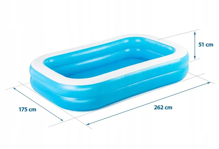 Piscina gonfiabile familiare 262 x 175 x 51 cm Bestway 54006 + copertura - 5