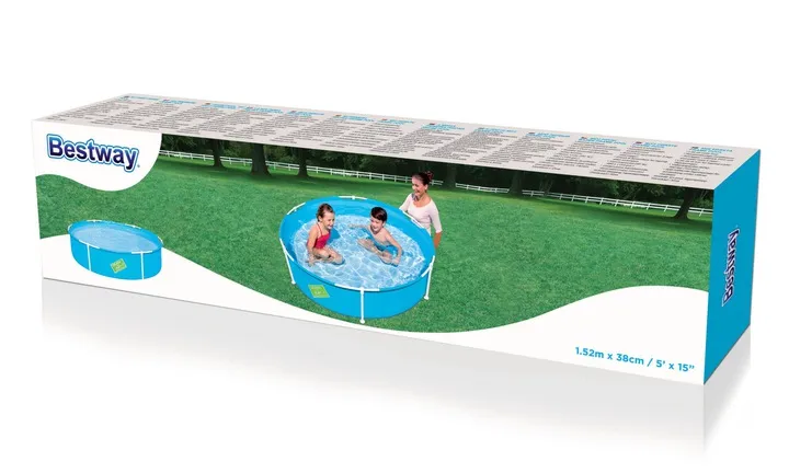 Piscina con Struttura Rotonda per Bambini 152 x 38 cm Bestway 56283 - 3