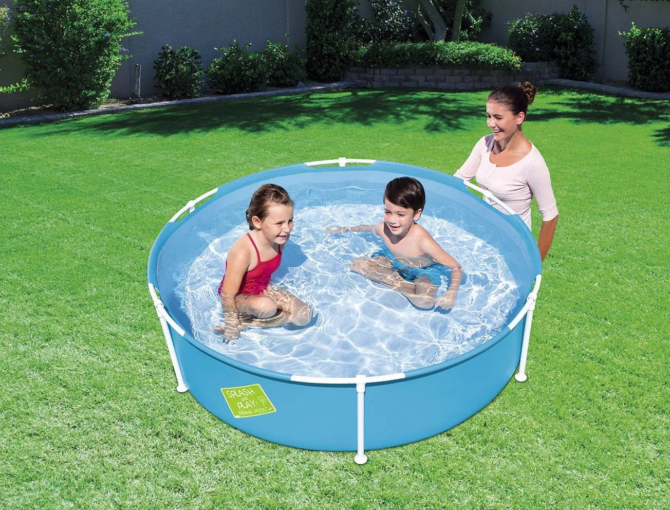 Piscina con Struttura Rotonda per Bambini 152 x 38 cm Bestway 56283 - 4