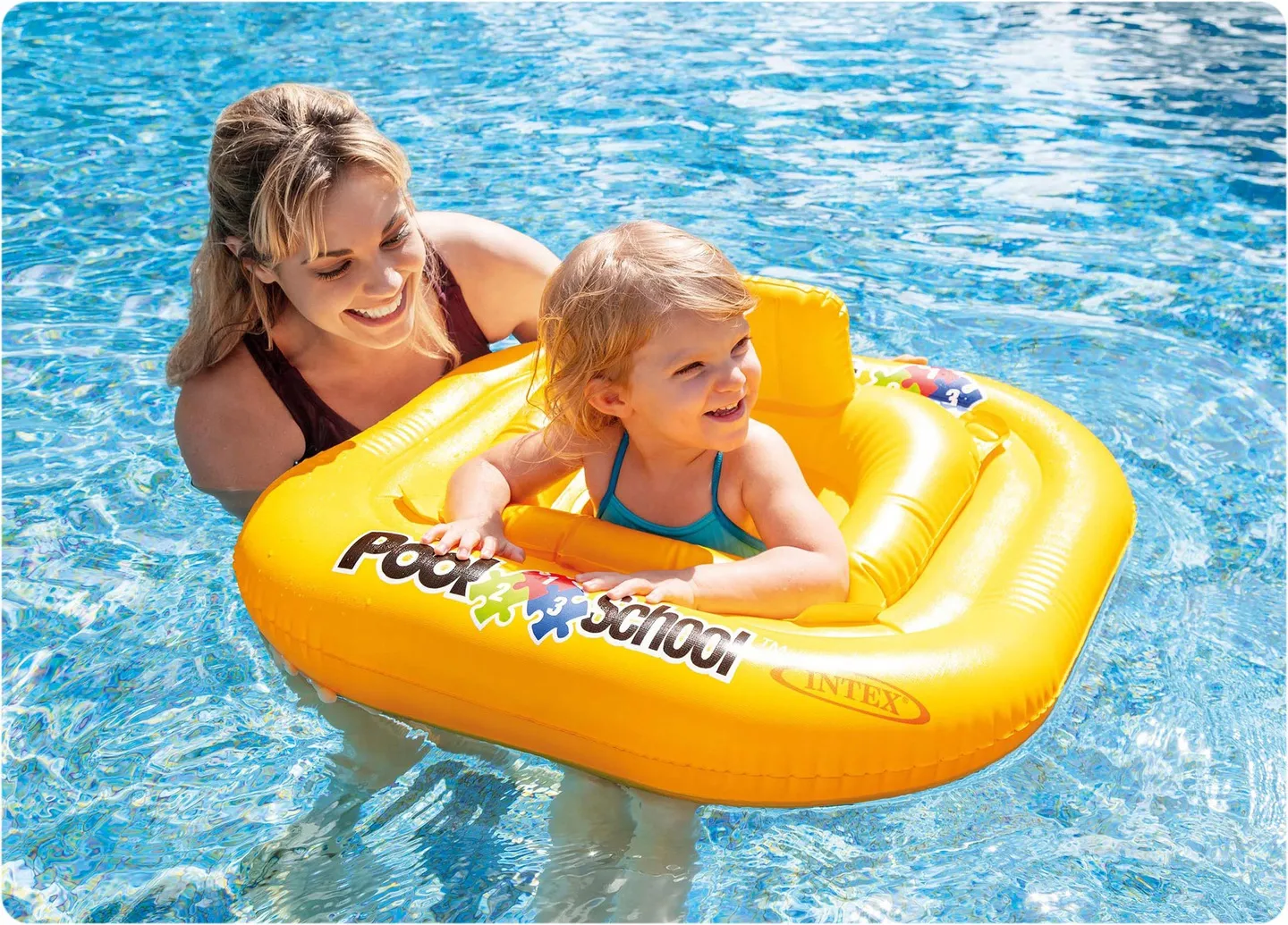 INTEX 56587 Poltrona Gonfiabile per Nuoto Ring 79 x 79 cm - 4