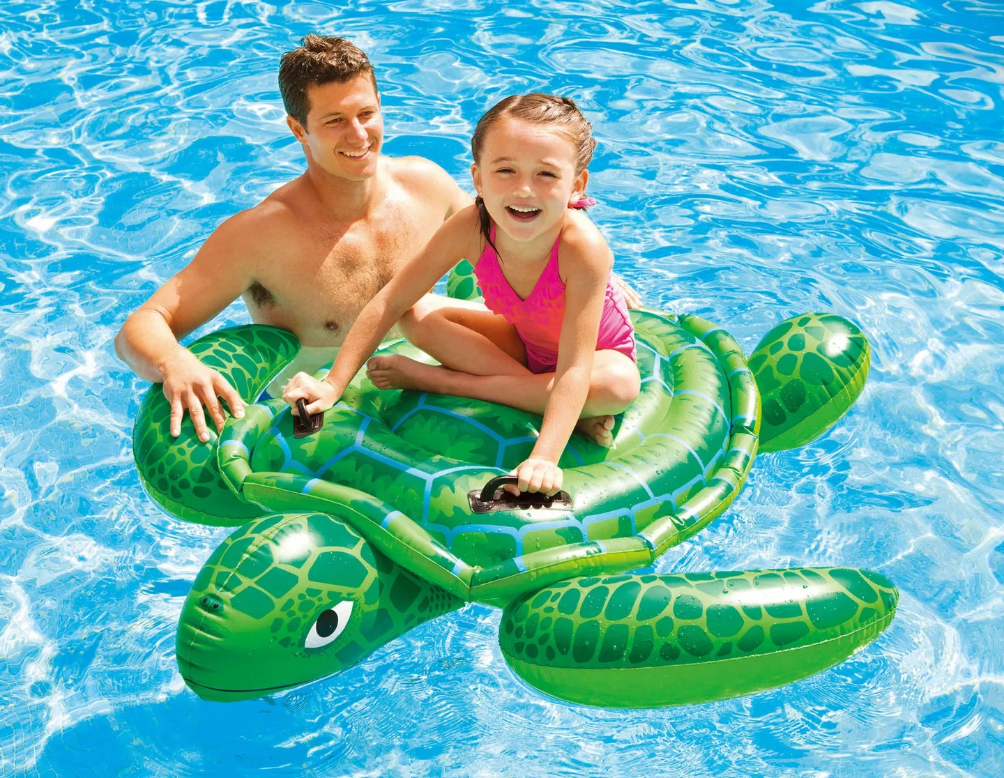 Giocattolo Gonfiabile Nuoto Tartaruga 150 x 127 cm INTEX 57524 - 5