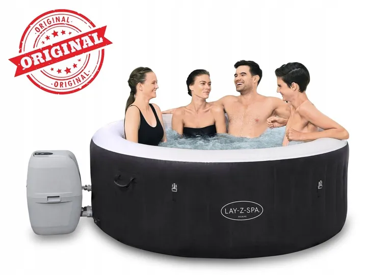 Vasca Idromassaggio Gonfiabile Lay-Z Miami 4 Persone Bestway 60001 - 3