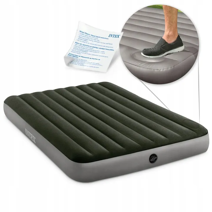 INTEX 64763 Materasso Gonfiabile con Pompa Piede Integrata - 2