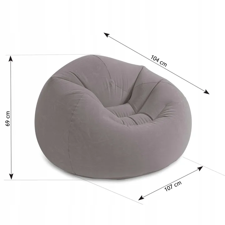 Poltrona gonfiabile pouf sacco INTEX 68579 - 5