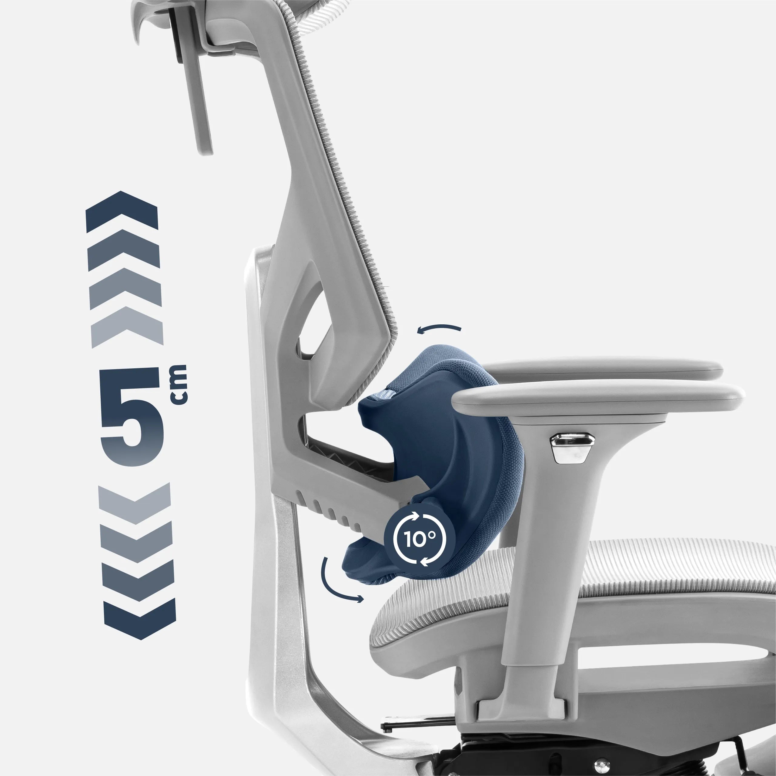 Supporto lombare regolabile Expert 8.7